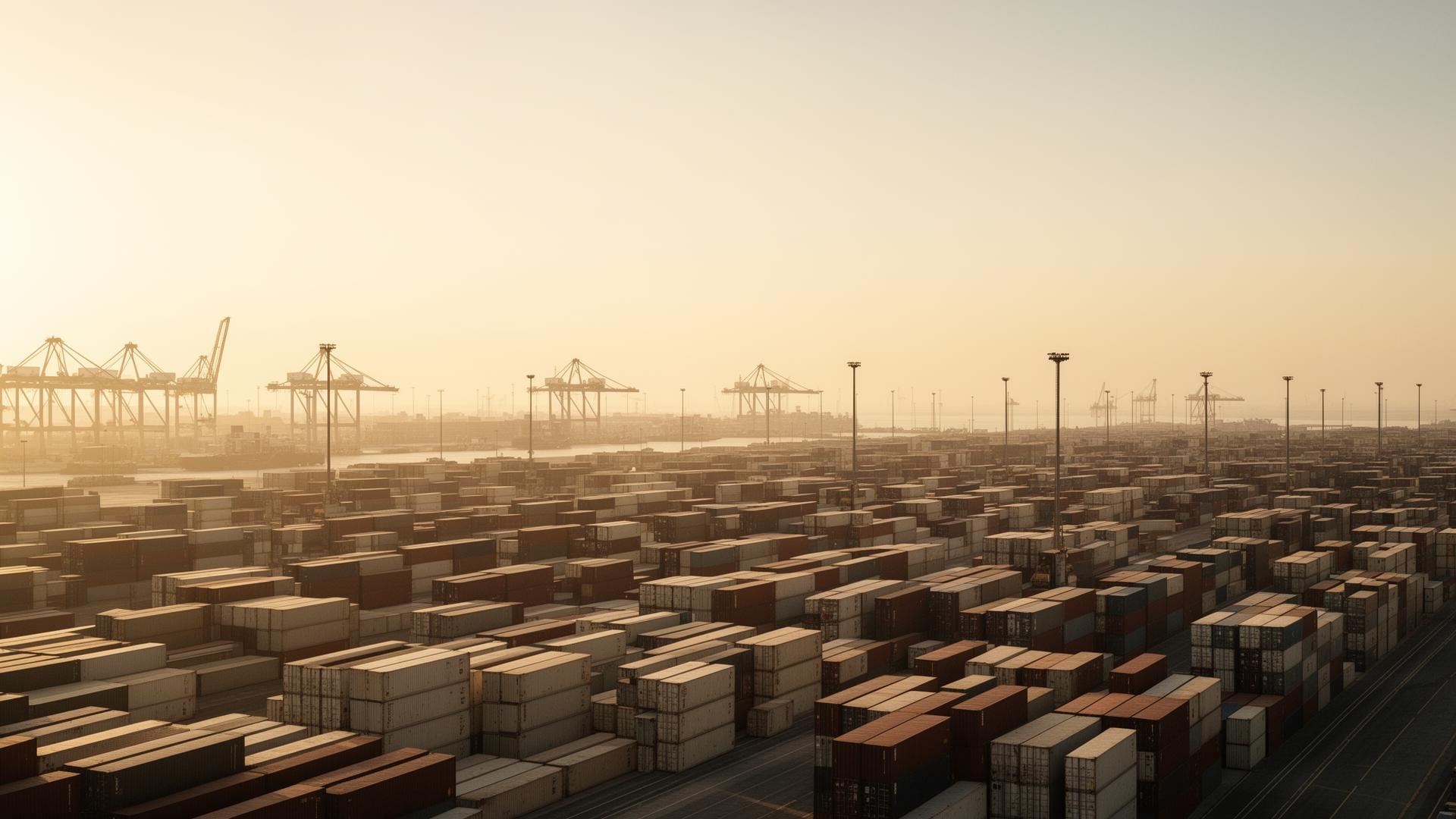 International shipping port